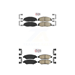 AmeriBRAKES KNF-100587 Disc Brake Pad for 2008-2014 Cadillac CTS - Front and Rear