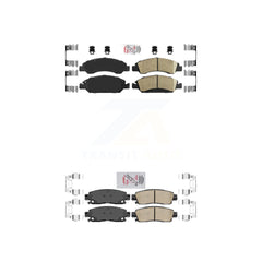 AmeriBRAKES KNF-100596 Disc Brake Pad for 2013-2016 Cadillac XTS - Front and Rear