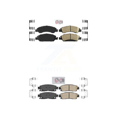 AmeriBRAKES KNF-100599 Disc Brake Pad for 2013-2016 Cadillac XTS - Front and Rear