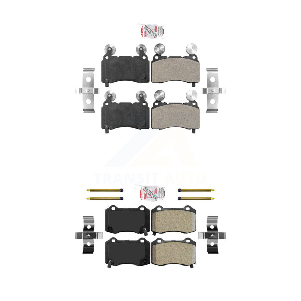 AmeriBRAKES KNF-100604 Disc Brake Pad for 2010-2017 Chevrolet SS, Chevrolet Camaro - Front and Rear