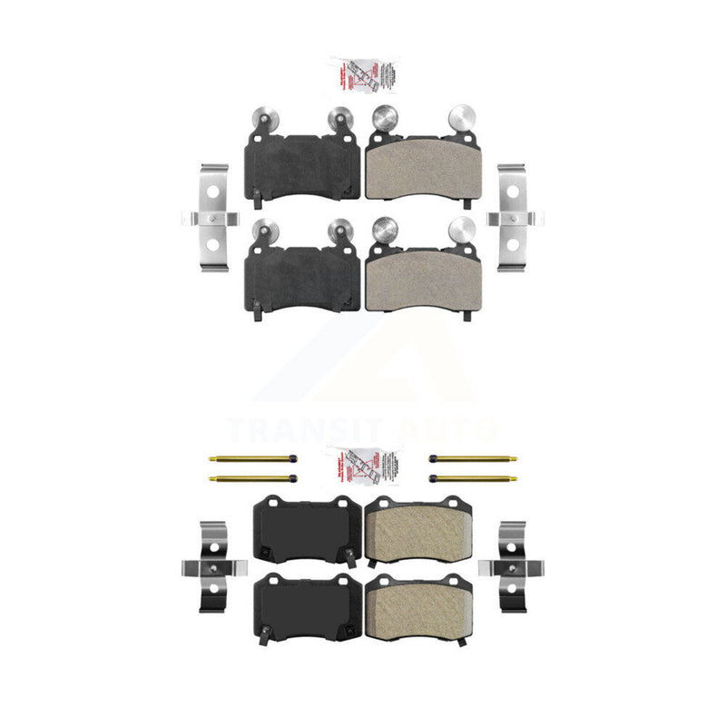 AmeriBRAKES KNF-100604 Disc Brake Pad for 2010-2017 Chevrolet SS, Chevrolet Camaro - Front and Rear