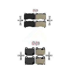 AmeriBRAKES KNF-100606 Disc Brake Pad for 2003-2020 Toyota 86, Subaru BRZ and More - Front and Rear