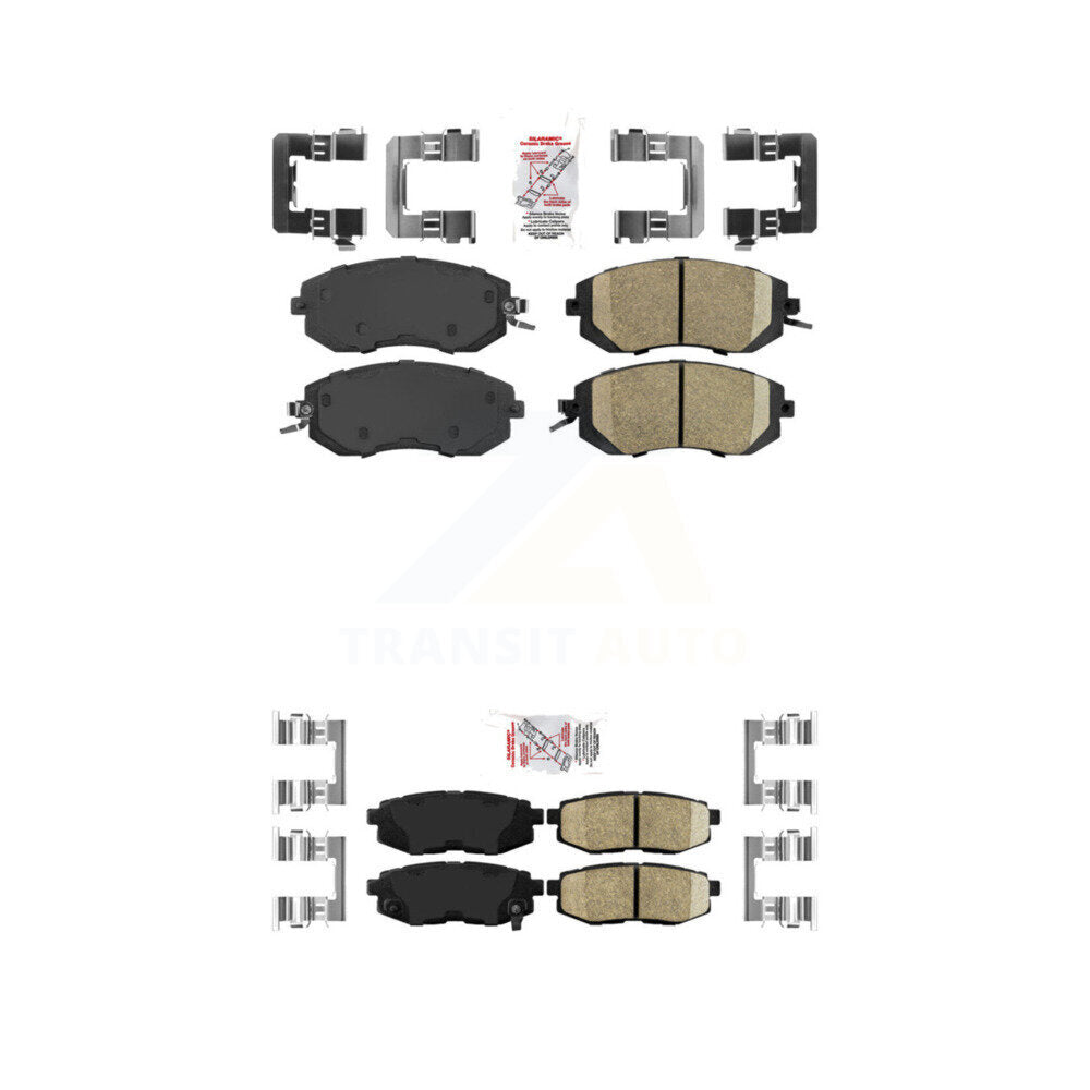 AmeriBRAKES KNF-100607 Disc Brake Pad for 2013-2023 Subaru BRZ, Toyota GR86 and More - Front and Rear