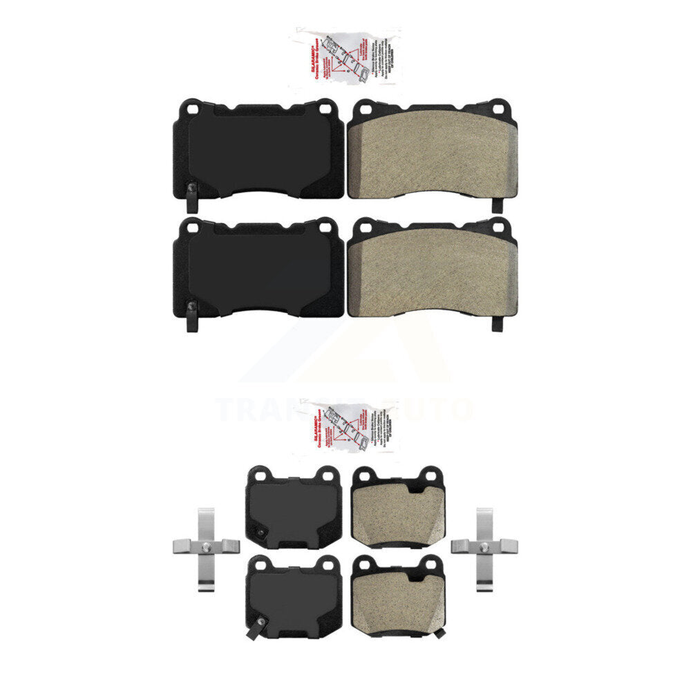 AmeriBRAKES KNF-100608 Disc Brake Pad for 2003-2020 Toyota 86, Subaru BRZ and More - Front and Rear