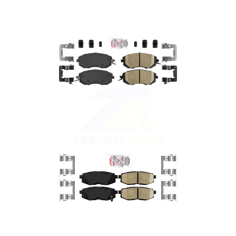 AmeriBRAKES KNF-100609 Disc Brake Pad for 2013-2023 Subaru BRZ, Toyota GR86 and More - Front and Rear