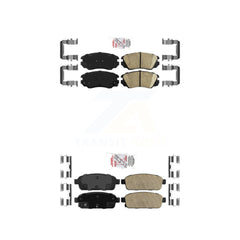 AmeriBRAKES KNF-100612 Disc Brake Pad for 2014-2019 Buick Cascada, Cadillac ELR - Front and Rear