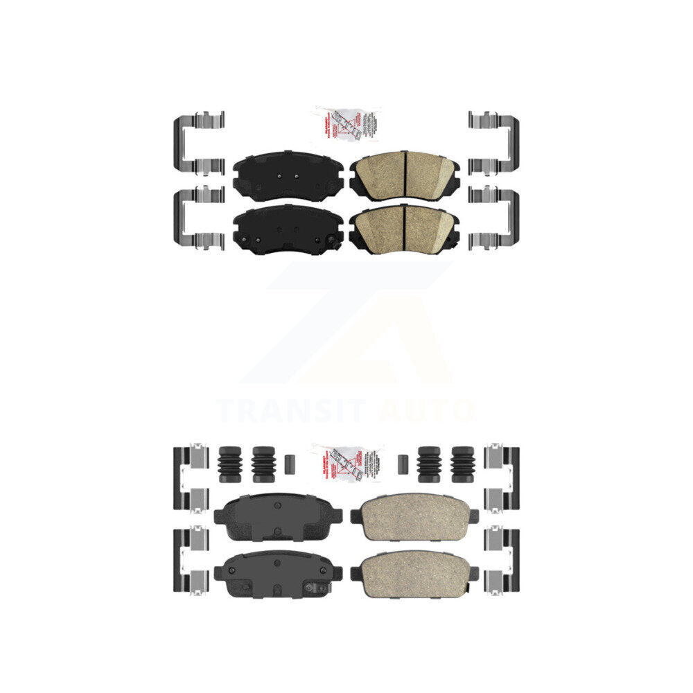 AmeriBRAKES KNF-100613 Disc Brake Pad for 2014-2019 Buick Cascada, Cadillac ELR - Front and Rear