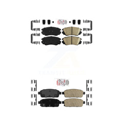 AmeriBRAKES KNF-100614 Disc Brake Pad for 2014-2019 Buick Cascada, Cadillac ELR - Front and Rear