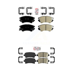 AmeriBRAKES KNF-100620 Disc Brake Pad for 2011 Saab 9-5 - Front and Rear