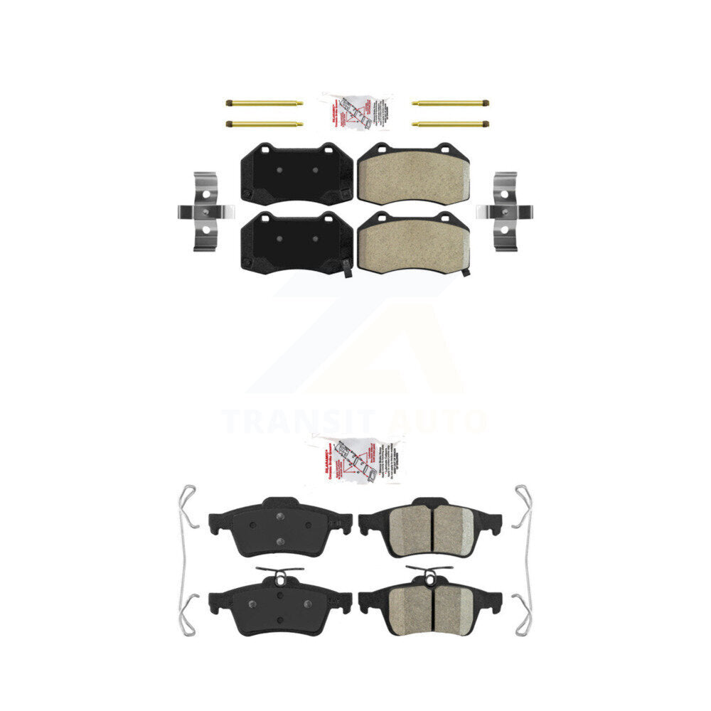 AmeriBRAKES KNF-100640 Disc Brake Pad for 2008-2010 Chevrolet Cobalt - Front and Rear