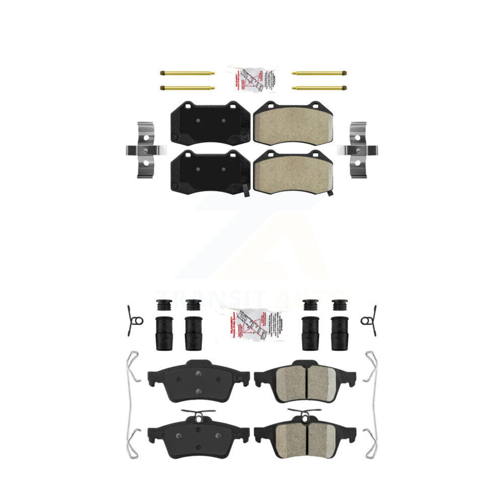 AmeriBRAKES KNF-100641 Disc Brake Pad for 2008-2010 Chevrolet Cobalt - Front and Rear