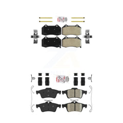 AmeriBRAKES KNF-100641 Disc Brake Pad for 2008-2010 Chevrolet Cobalt - Front and Rear