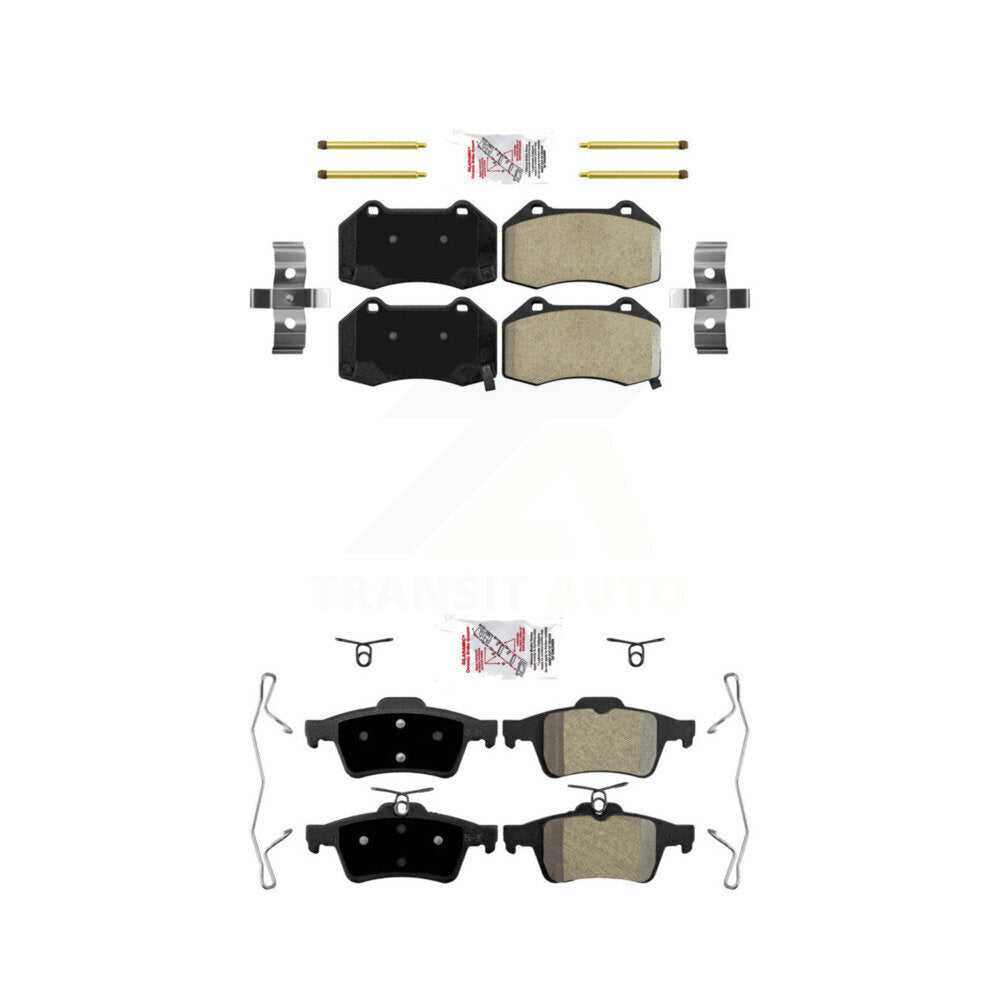 AmeriBRAKES KNF-100642 Disc Brake Pad for 2008-2010 Chevrolet Cobalt - Front and Rear