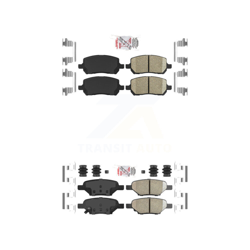AmeriBRAKES KNF-100645 Disc Brake Pad for 2006-2010 Pontiac G5, Pontiac Pursuit - Front and Rear
