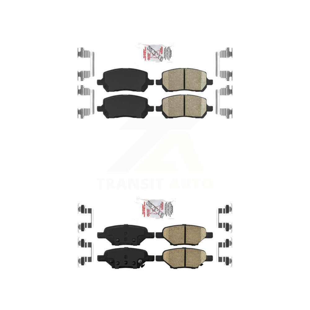 AmeriBRAKES KNF-100646 Disc Brake Pad for 2006-2010 Pontiac G5, Pontiac Pursuit - Front and Rear