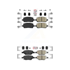AmeriBRAKES KNF-100647 Disc Brake Pad for 2006-2010 Pontiac G5, Pontiac Pursuit - Front and Rear