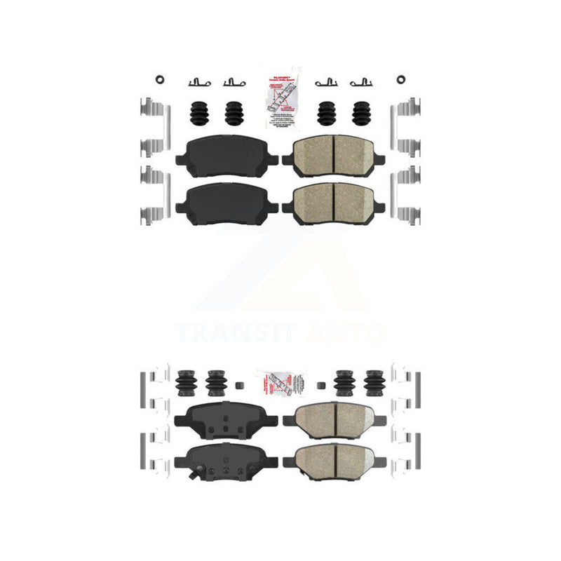 AmeriBRAKES KNF-100647 Disc Brake Pad for 2006-2010 Pontiac G5, Pontiac Pursuit - Front and Rear