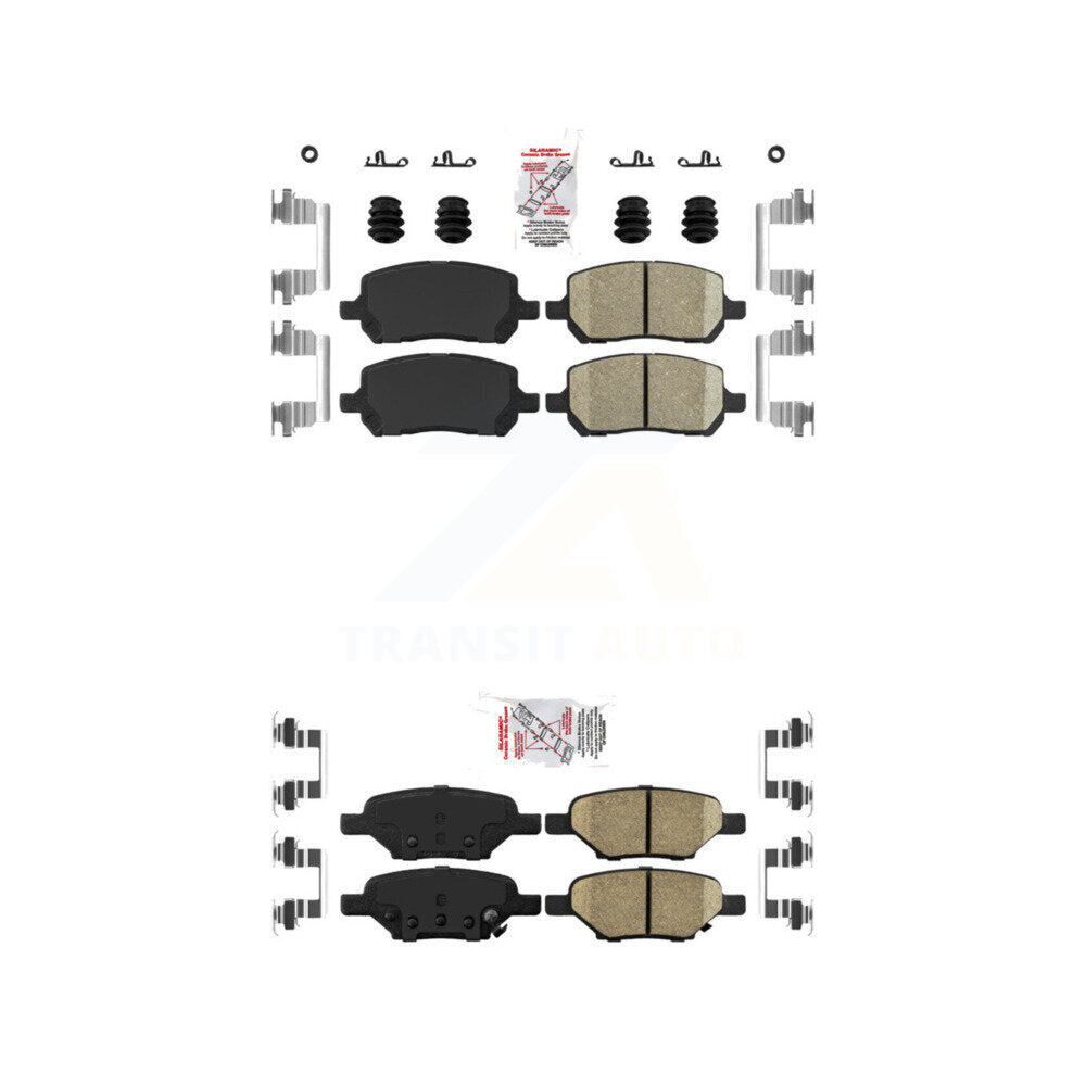 AmeriBRAKES KNF-100648 Disc Brake Pad for 2006-2010 Pontiac G5, Pontiac Pursuit - Front and Rear