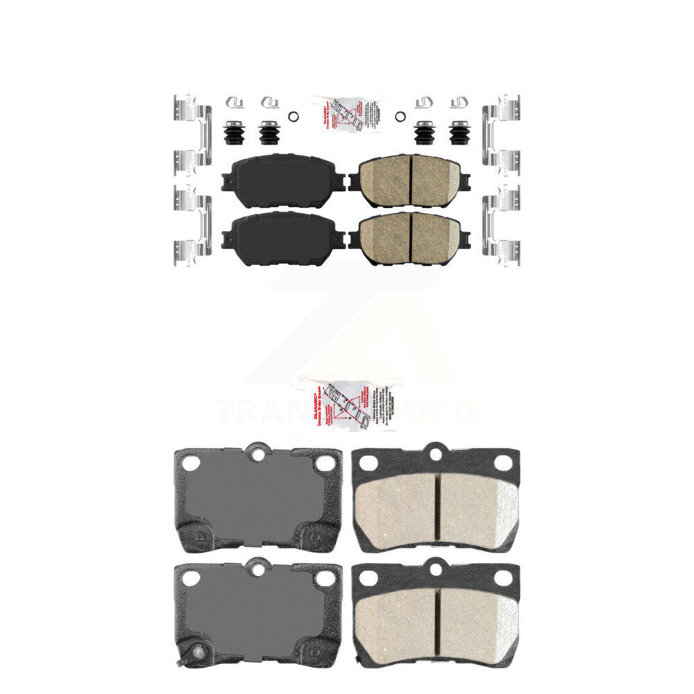 AmeriBRAKES KNF-100649 Disc Brake Pad for 2006-2013 Lexus IS250, Lexus GS300 - Front and Rear