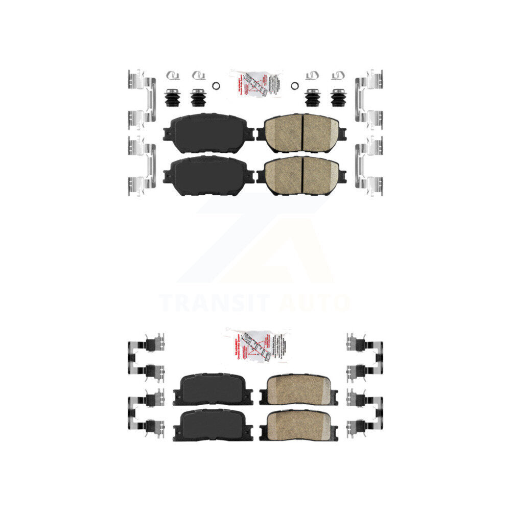 AmeriBRAKES KNF-100651 Disc Brake Pad for 2002-2006 Toyota Camry - Front and Rear
