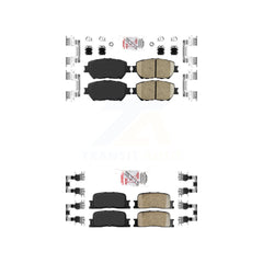 AmeriBRAKES KNF-100651 Disc Brake Pad for 2002-2006 Toyota Camry - Front and Rear