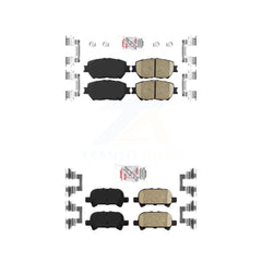 AmeriBRAKES KNF-100654 Disc Brake Pad for 2002-2006 Toyota Camry - Front and Rear