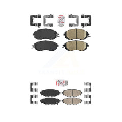 AmeriBRAKES KNF-100660 Disc Brake Pad for 2010-2018 Subaru BRZ, Subaru Crosstrek and More - Front and Rear