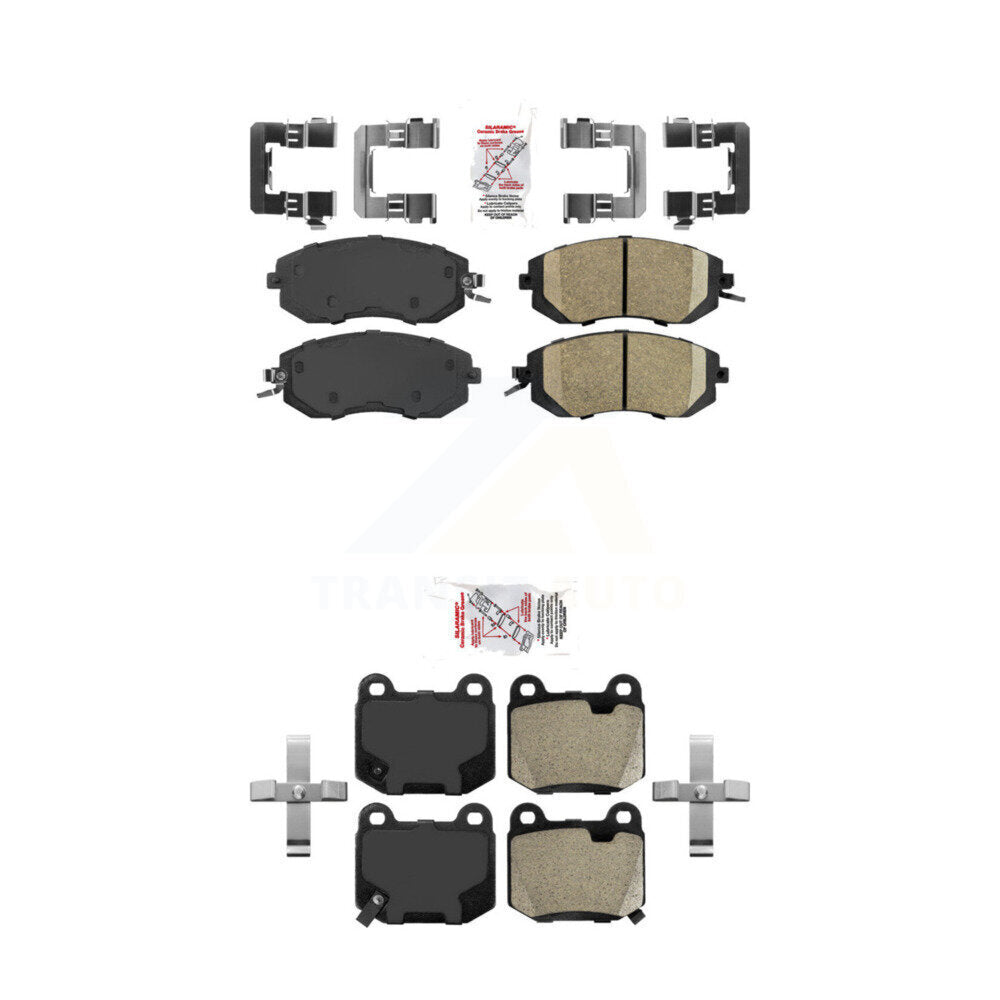 AmeriBRAKES KNF-100665 Disc Brake Pad for 2017 Subaru BRZ - Front and Rear