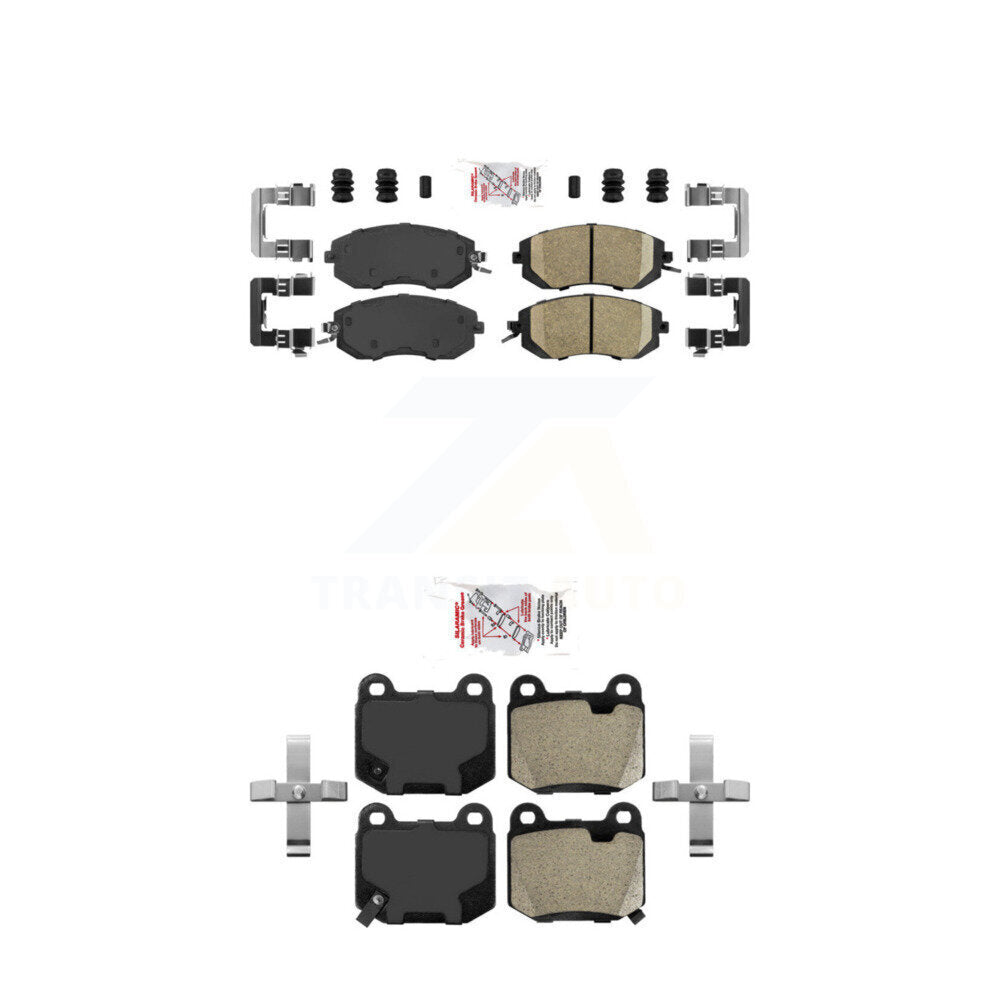 AmeriBRAKES KNF-100666 Disc Brake Pad for 2017 Subaru BRZ - Front and Rear