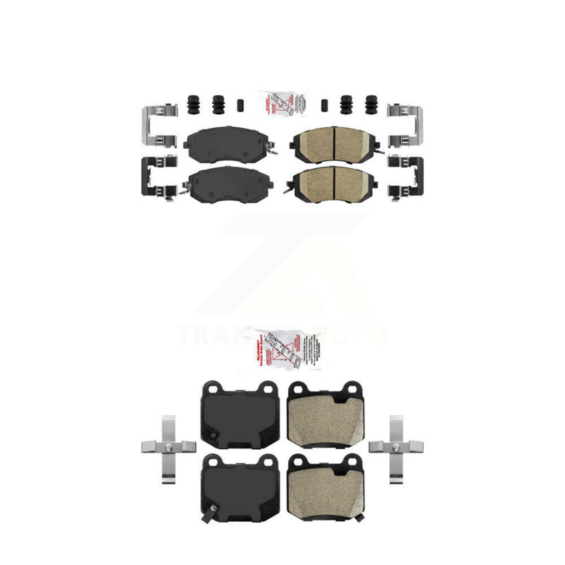 AmeriBRAKES KNF-100666 Disc Brake Pad for 2017 Subaru BRZ - Front and Rear