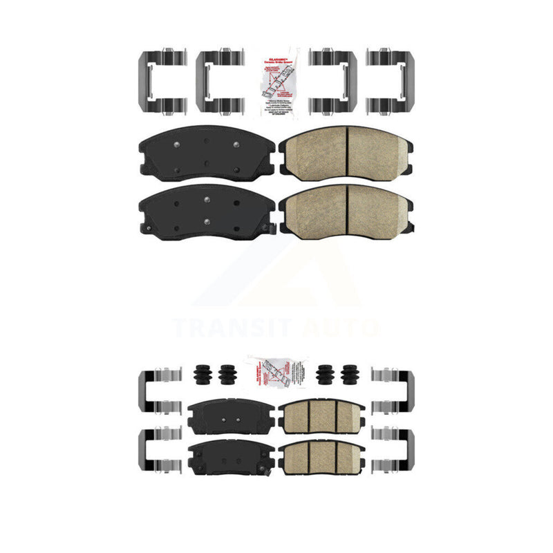 AmeriBRAKES KNF-100669 Disc Brake Pad for 2007-2015 Chevrolet Captiva Sport, Saturn Vue and More - Front and Rear