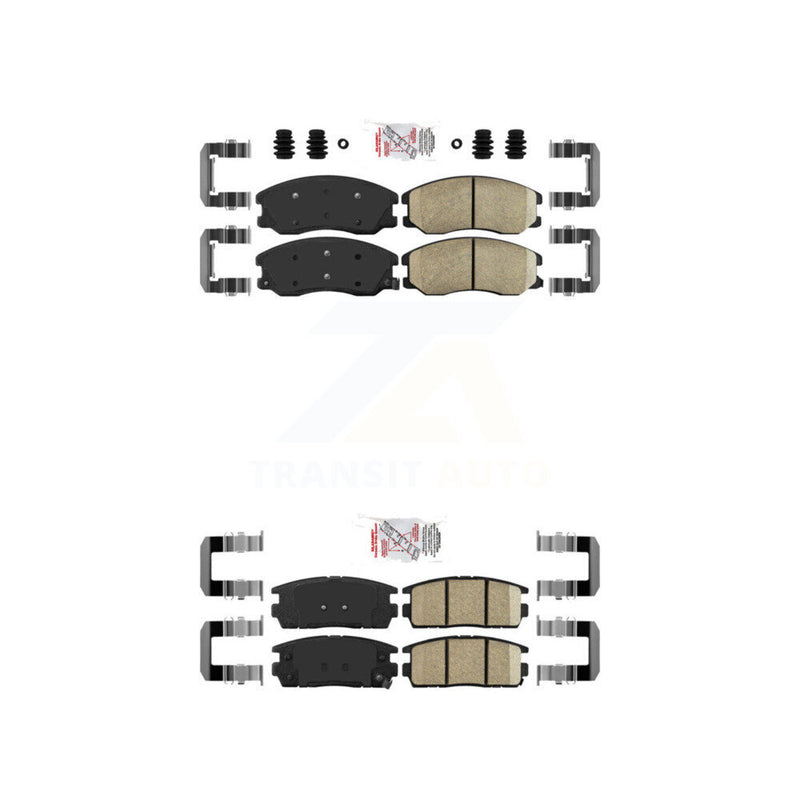 AmeriBRAKES KNF-100672 Disc Brake Pad for 2007-2015 Chevrolet Captiva Sport, Saturn Vue and More - Front and Rear