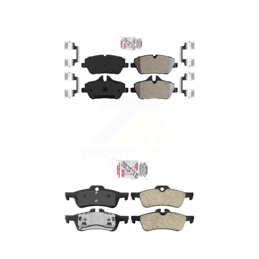AmeriBRAKES KNF-100673 Disc Brake Pad for 2007-2008 Mini Cooper - Front and Rear