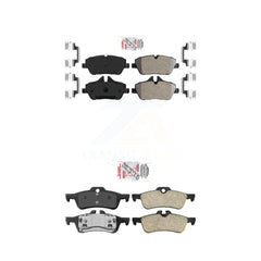 AmeriBRAKES KNF-100673 Disc Brake Pad for 2007-2008 Mini Cooper - Front and Rear