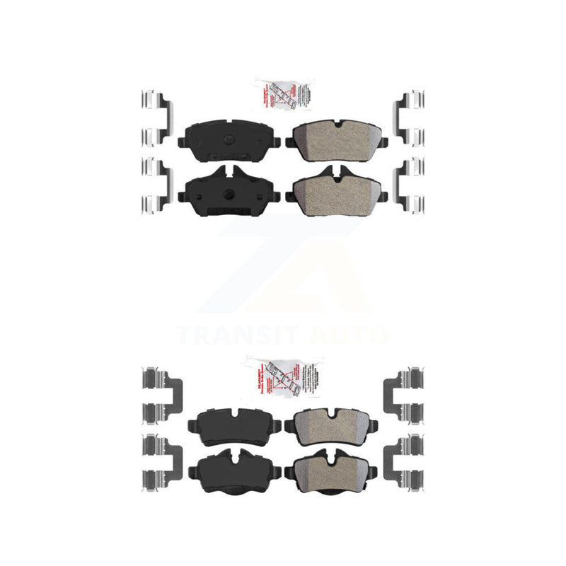 AmeriBRAKES KNF-100674 Disc Brake Pad for 2007-2015 Mini Cooper - Front and Rear