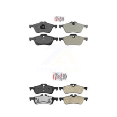 AmeriBRAKES KNF-100677 Disc Brake Pad for 2002-2008 Mini Cooper - Front and Rear