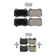 AmeriBRAKES KNF-100705 Disc Brake Pad for 2003-2009 INFINITI G35, Nissan 350Z - Front and Rear
