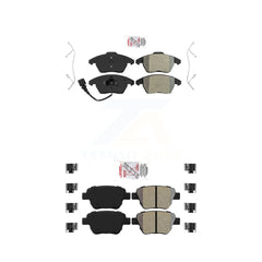 AmeriBRAKES KNF-100722 Disc Brake Pad for 2009-2019 Volkswagen Jetta, Volkswagen Golf and More - Front and Rear