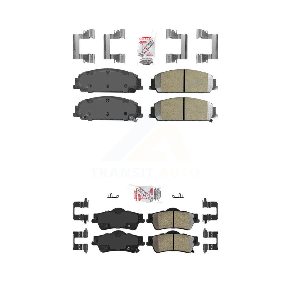 AmeriBRAKES KNF-100743 Disc Brake Pad for 2008-2009 Pontiac G8 - Front and Rear