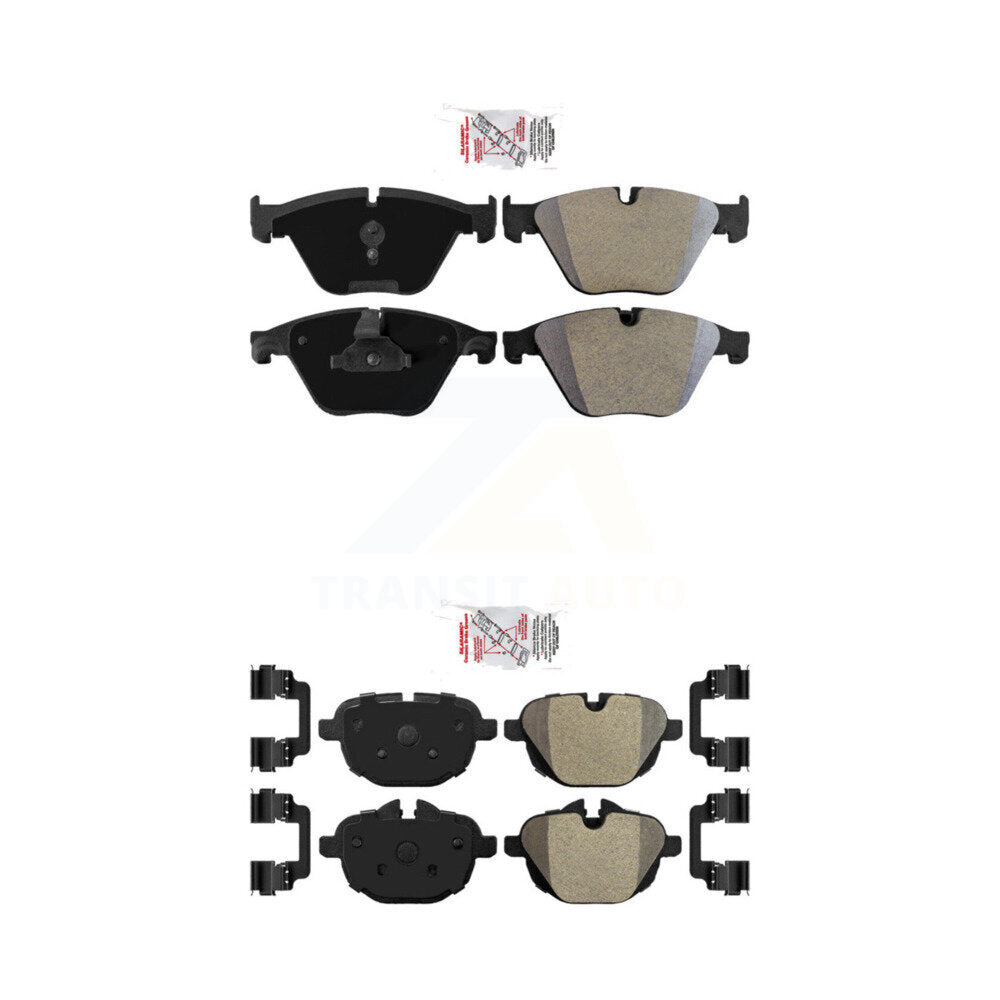 AmeriBRAKES KNF-100747 Disc Brake Pad for 2011-2016 BMW 528i, BMW 535d and More - Front and Rear