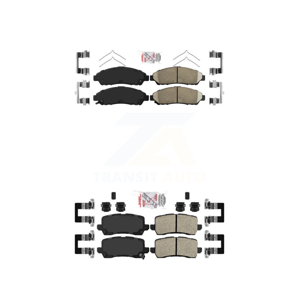 AmeriBRAKES KNF-100756 Disc Brake Pad for 2014-2020 Acura RLX - Front and Rear