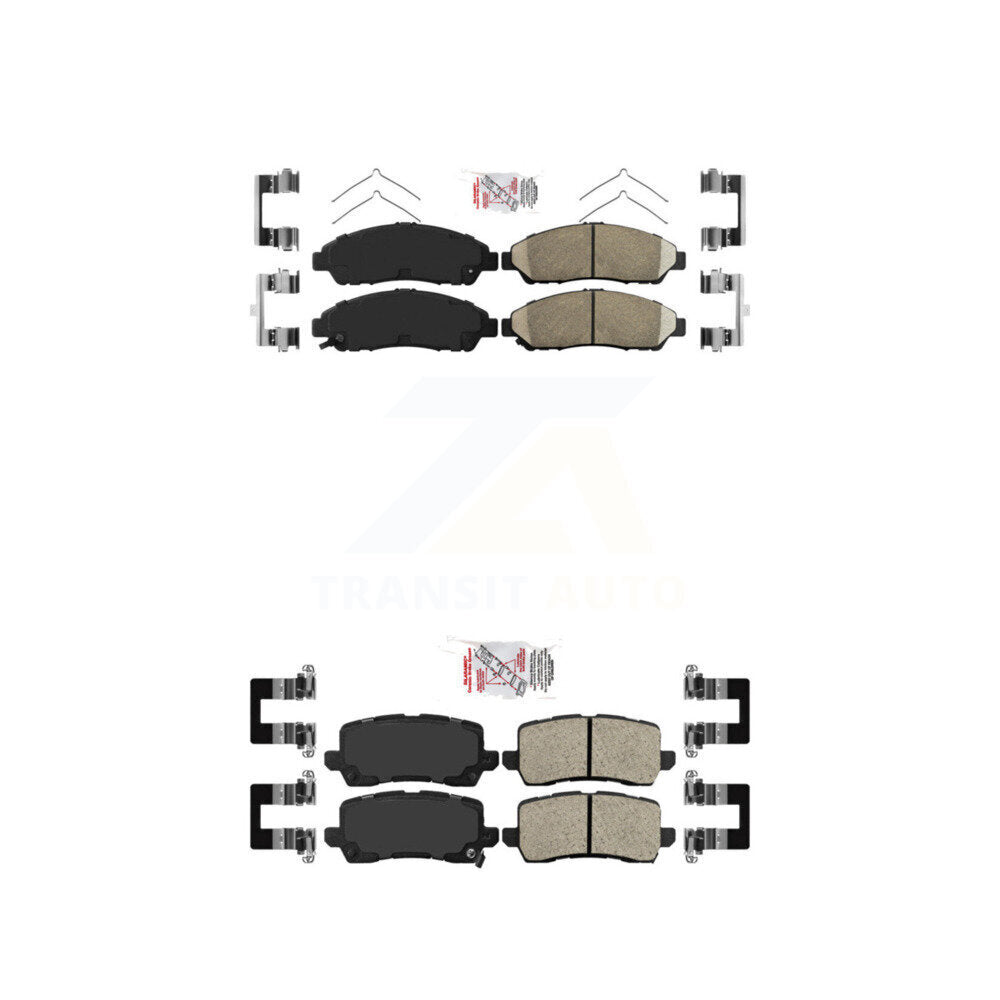 AmeriBRAKES KNF-100757 Disc Brake Pad for 2014-2020 Acura RLX - Front and Rear