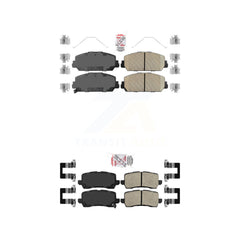 AmeriBRAKES KNF-100759 Disc Brake Pad for 2014-2020 Acura RLX - Front and Rear