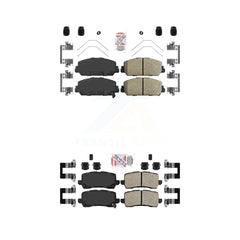 AmeriBRAKES KNF-100760 Disc Brake Pad for 2014-2020 Acura RLX - Front and Rear