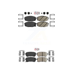 AmeriBRAKES KNF-100773 Disc Brake Pad for 2009-2013 Kia Forte5, Hyundai Elantra and More - Front and Rear