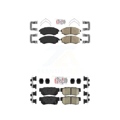 AmeriBRAKES KNF-100776 Disc Brake Pad for 1999-2004 Hyundai Sonata, Kia Magentis, Kia Optima - Front and Rear