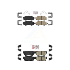 AmeriBRAKES KNF-100777 Disc Brake Pad for 1999-2004 Hyundai Sonata, Kia Magentis, Kia Optima - Front and Rear