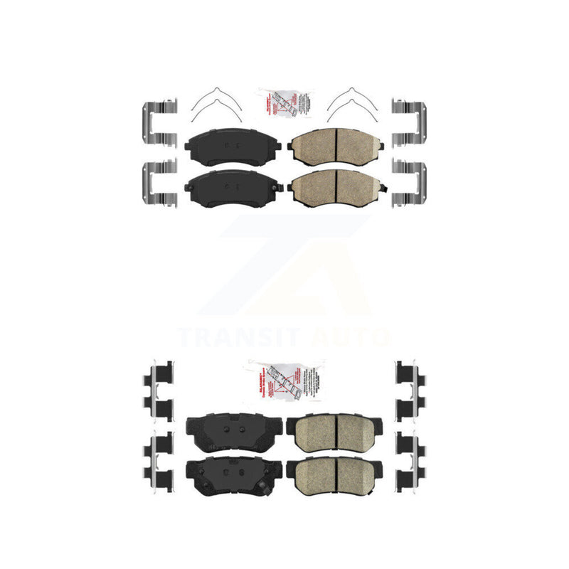 AmeriBRAKES KNF-100777 Disc Brake Pad for 1999-2004 Hyundai Sonata, Kia Magentis, Kia Optima - Front and Rear