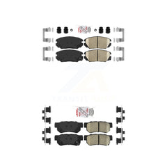 AmeriBRAKES KNF-100781 Disc Brake Pad for 2006-2009 Hyundai Azera, Hyundai Sonata - Front and Rear