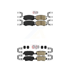 AmeriBRAKES KNF-100784 Disc Brake Pad for 2007-2013 Kia Soul, Hyundai Sonata, Kia Amanti - Front and Rear